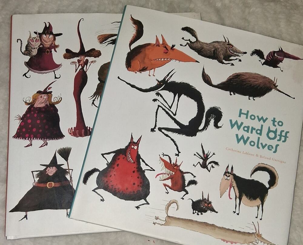 How to Ward Off Wolves Children's Book & Witches hard cover